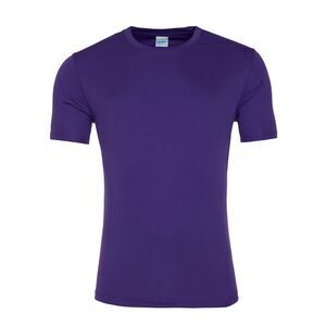 AWDis Just Cool Mens Smooth Short Sleeve T-Shirt / Purple